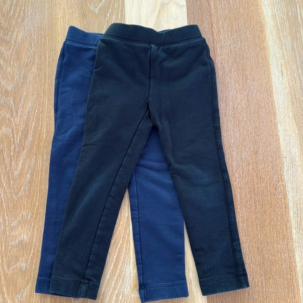 Crewcuts cozy leggings bundle navy and black